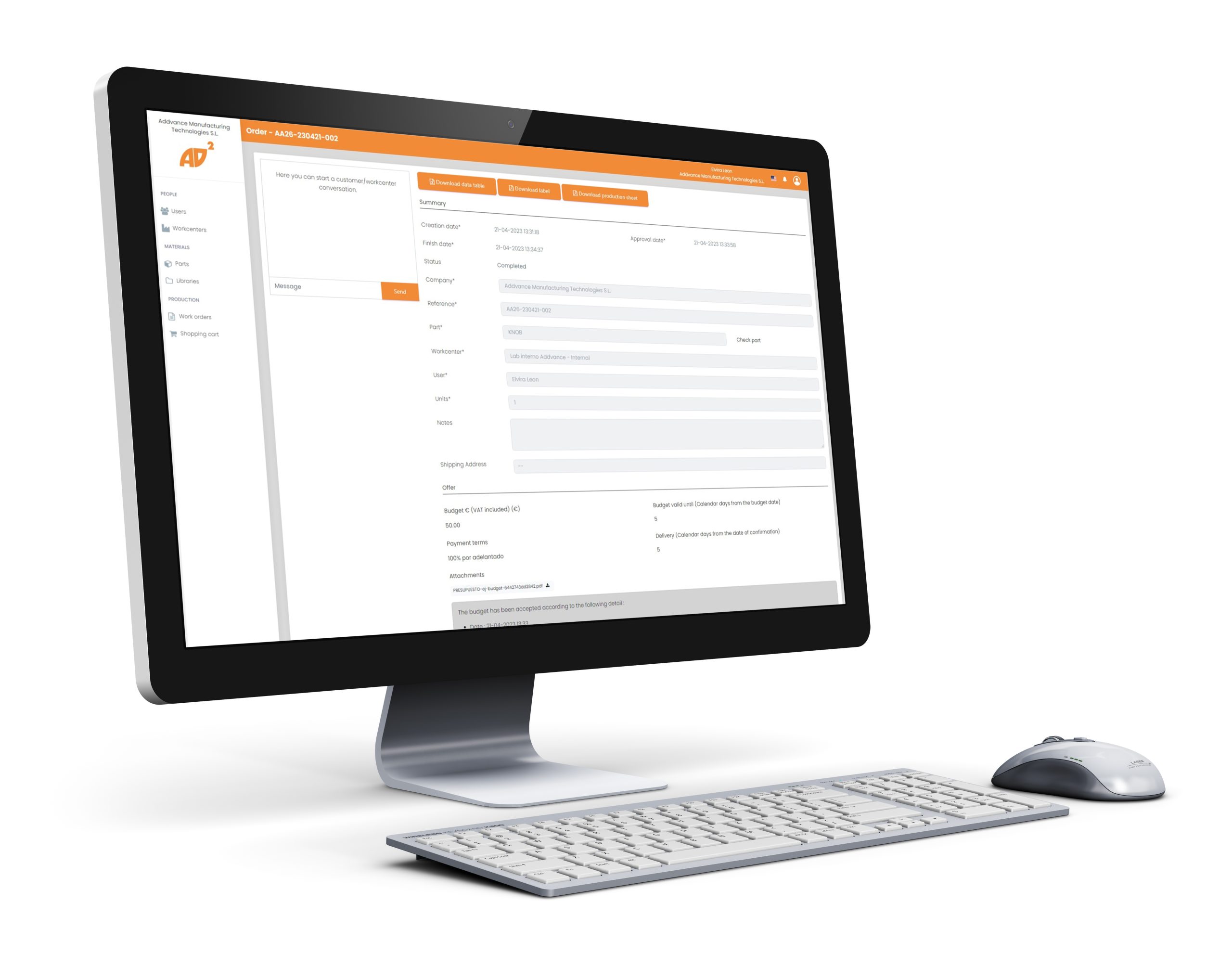 ADDVANCE 3D - Software digital - AB scaled